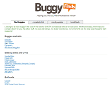 Tablet Screenshot of buggyfinds.com